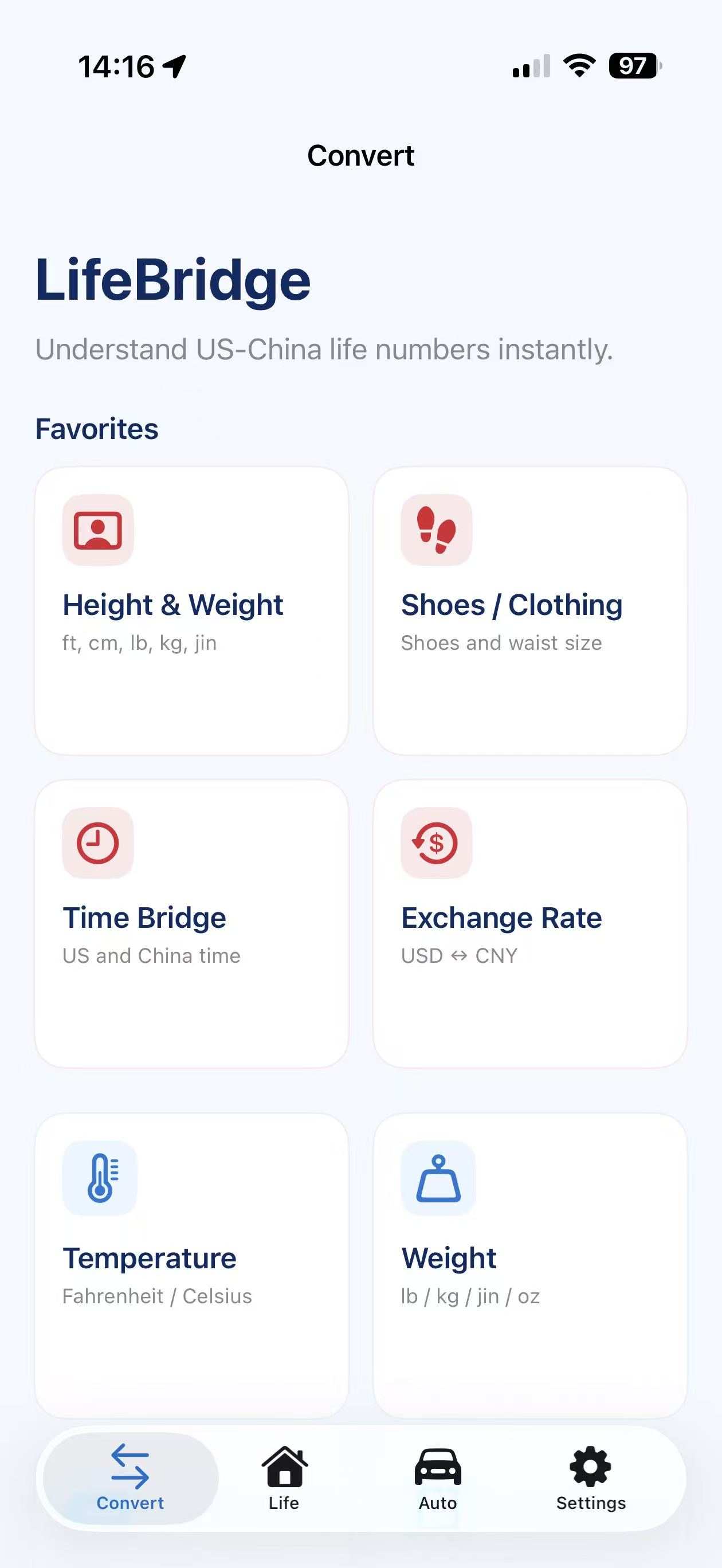 US-China Unit Converter App